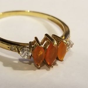 Madera Citrine & Diamond Rind